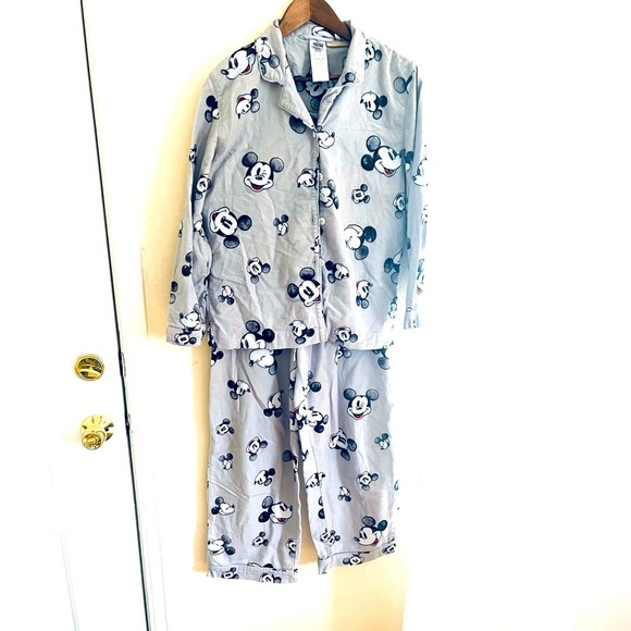 Pottery Barn Teen Pajamas  Mickey Mouse Disney Size Large - Picture 1 of 10